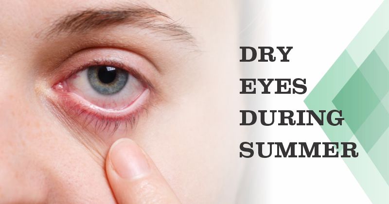 Dry eyes during summer