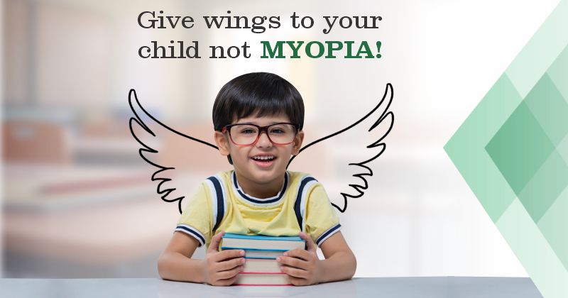 Give wings to your child not MYOPIA!